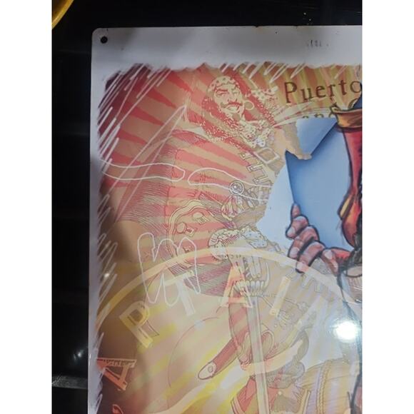 CAPTAIN MORGAN WHISKEY METAL BAR / PUB SIGN 18" X 12" (15E) - Picture 7 of 9